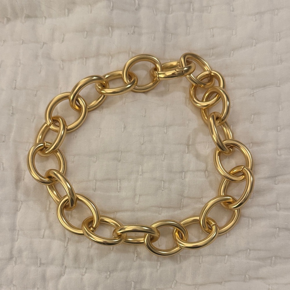 J. Crew Gold Link Necklace